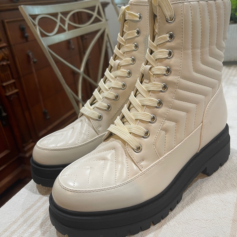 Marc Fisher combat boots